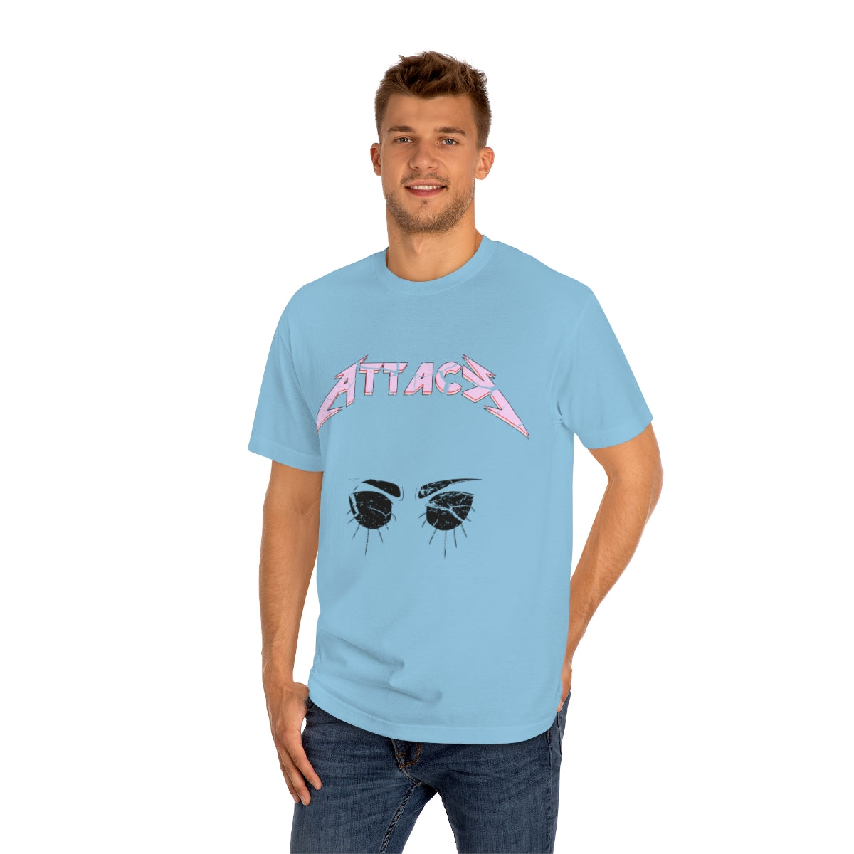 "ATTACK" Damged Unisex Classic Tee